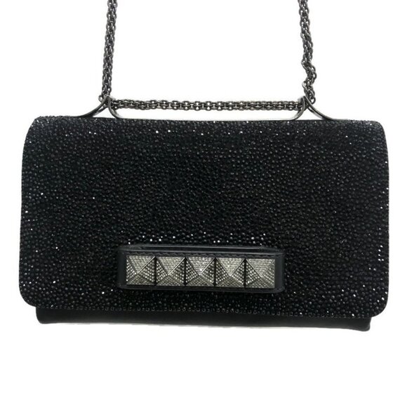 Valentino Black Crystal Noir Va va voom Rockstud - Picture 5 of 6